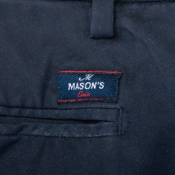 Mason’s Navy Blue New York Jersey Pants - Picture 2 of 5